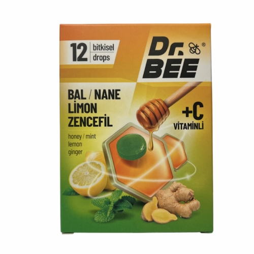 DR.BEE BAL-NANE-LİMON ZENCEFİL DROPS PASTİL 